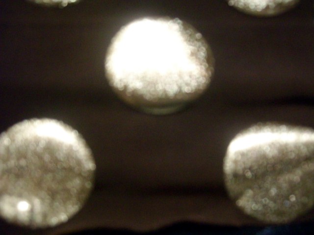 2.Brown Gold Foil Bubbles